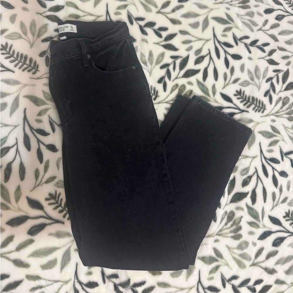 Abercrombie & Fitch Black Straight Jeans